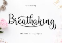 Breathaking Font - Featured Image