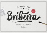 Briberra Script Font - Featured Image