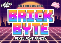 Brick Byte Font - Featured Image