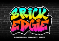 Brick Edgie Font - Featured Image
