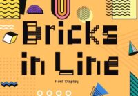 Bricks in Line Font - Featured Image