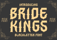 Bride Kings Font - Featured Image