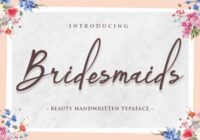 Bridemaids Font - Featured Image