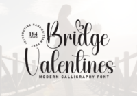 Bridge Valentines Font - Featured Image