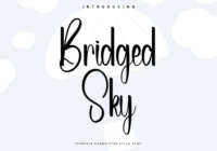 Bridged Sky Font - Featured Image