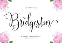Bridgeston Font - Featured Image