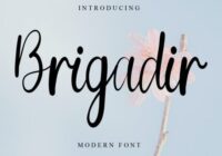 Brigadir Font - Featured Image