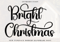 Bright Christmas Font - Featured Image
