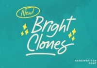 Bright Clones Font - Featured Image