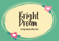 Bright Dream Font - Featured Image
