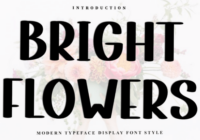 Bright Flowers Font - Featured Image