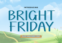 Bright Friday Font - Featured Image