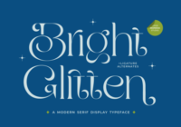 Bright Glitten Font - Featured Image