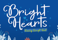 Bright Hearts Font - Featured Image