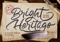 Bright Heritage Font - Featured Image