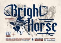 Bright Horse Font - Featured Image