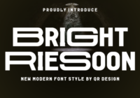 Bright Riesoon Font - Featured Image