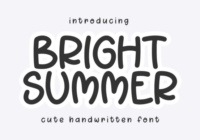 Bright Summer Font - Featured Image