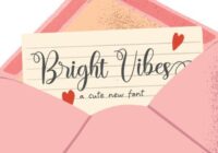Bright Vibes Font - Featured Image