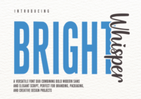 Bright Whisper Duo Font - Featured Image