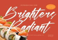 Brighters Radiant Font - Featured Image