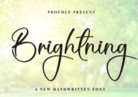 Brightning Font - Featured Image