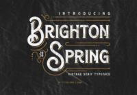 Brighton Spring Font - Featured Image