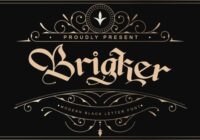 Brigker Font - Featured Image