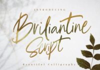 Briliantine Script Font - Featured Image