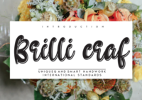 Brilli Craf Font - Featured Image