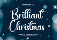 Brilliant Christmas Font - Featured Image