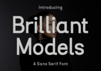 Brilliant Models Font - Featured Image
