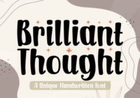 Brilliant Thought Font - Featured Image