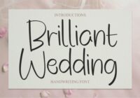 Brilliant Wedding Font - Featured Image