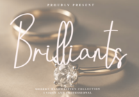 Brilliants Font - Featured Image