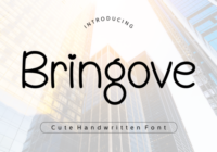Bringove Font - Featured Image