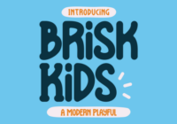 Brisk Kids Font - Featured Image