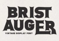 Brist Auger Font - Featured Image