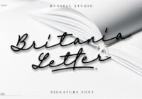 Britania Letter Font - Featured Image