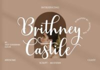 Brithney Castile Font - Featured Image