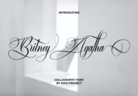 Britney Agatha Font - Featured Image