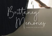 Brittaney Memories Font - Featured Image