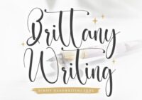 Brittany Writing Font - Featured Image
