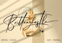 Brittanyhustle Font - Featured Image