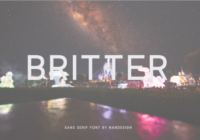 Britter Font - Featured Image