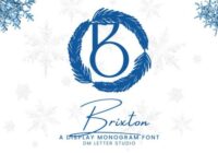 Brixton Monogram Font - Featured Image