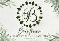 Brixtonor Monogram Font - Featured Image