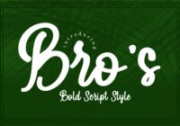 Bro's Font - Featured Image