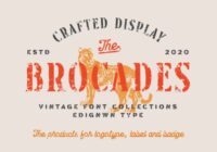 Brocades Font - Featured Image