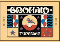 Brohalo Font - Featured Image